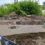 Как сейчас выглядит размытая переправа через Пивоварку в Барнауле. Фото разрушений