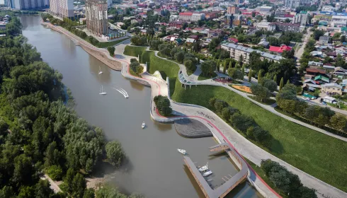 Первый в городе парк на набережной хотят заложить в Барнауле. Каким он будет
