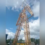 В Республике Алтай сожгут десятиметрового деревянного человека