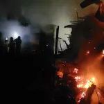 Огонь уничтожил жилой дом, сарай и баню в Рубцовске