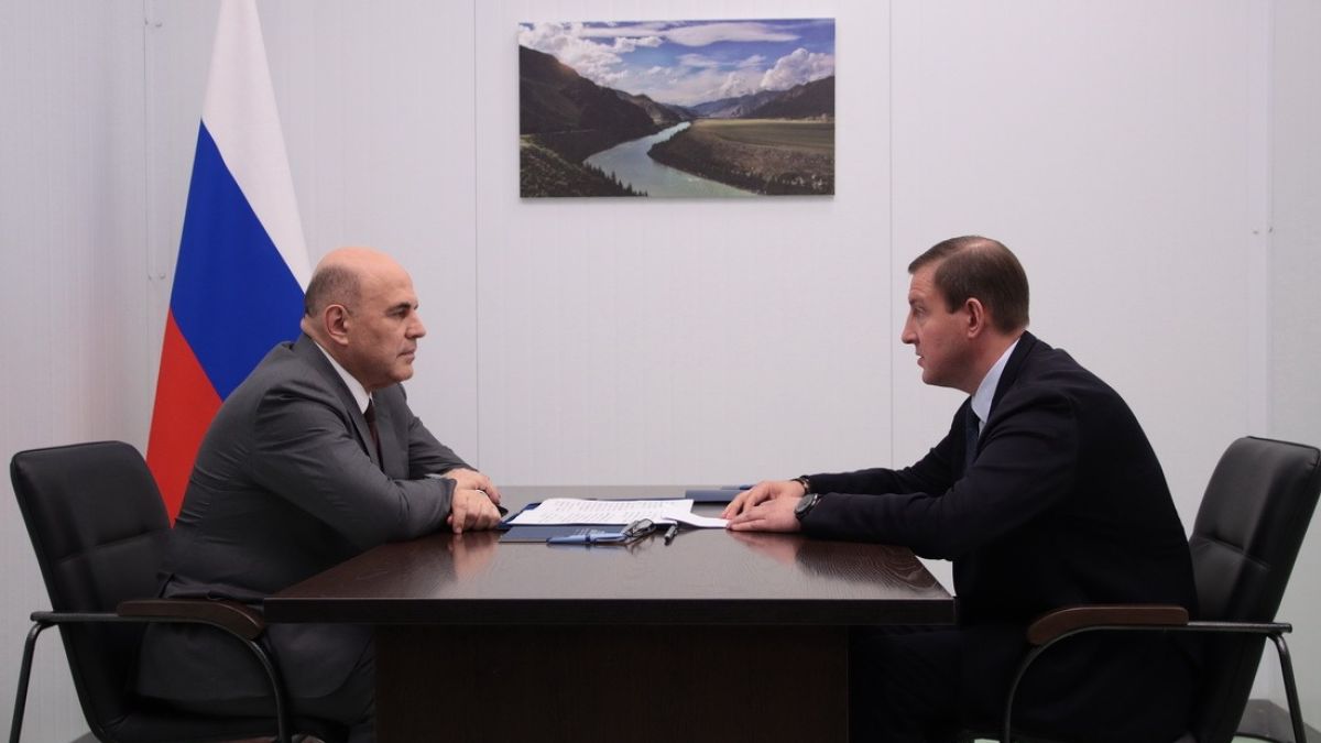 Встреча Андрея Турчака и Михаила Мишустина