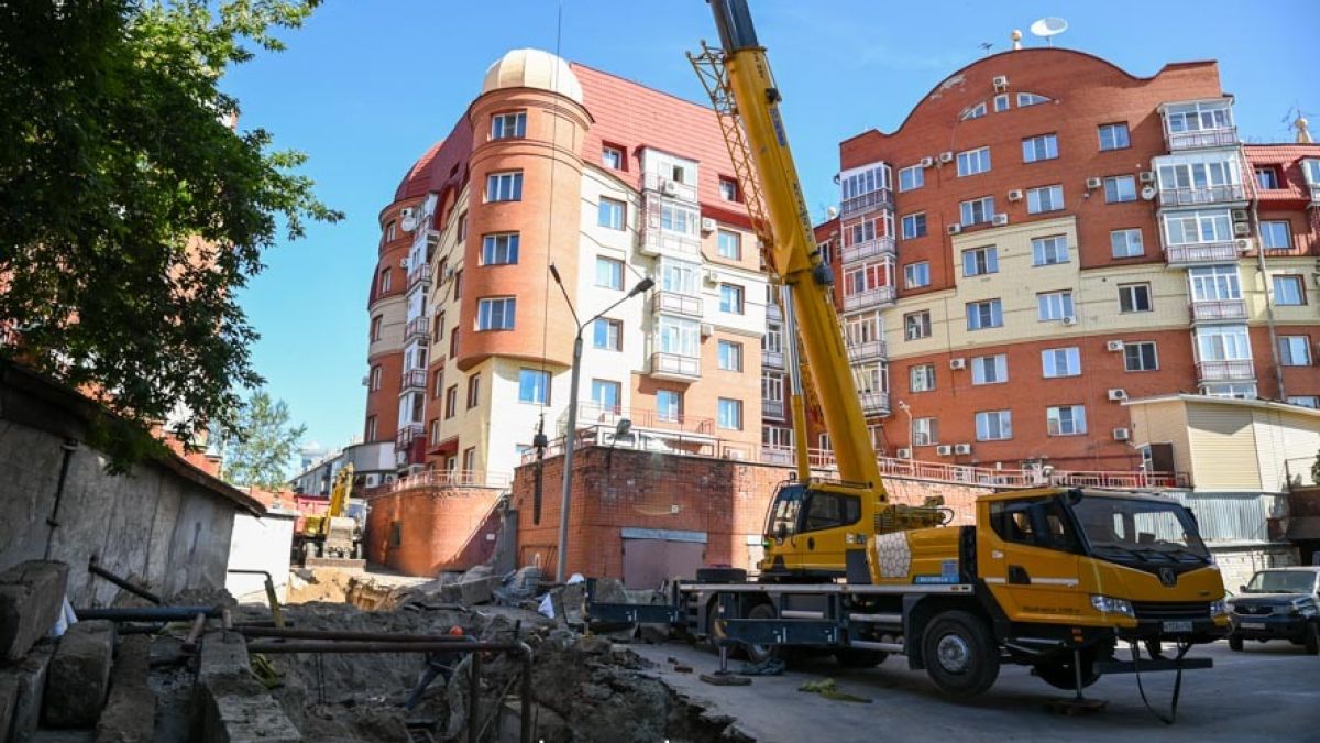 Ремонт теплосети на Партизанской