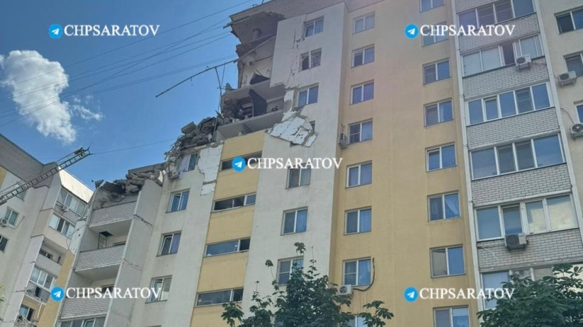 Взрыв в Саратове