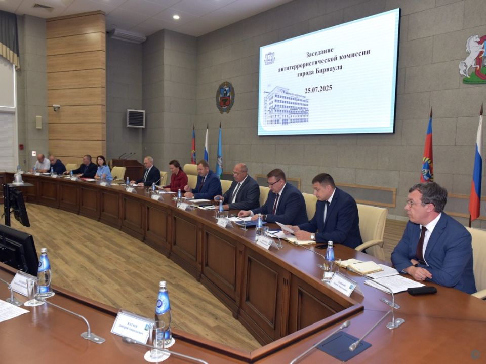 Заседание антитеррористической комиссии Барнаула Заседание антитеррористической комиссии Барнаула