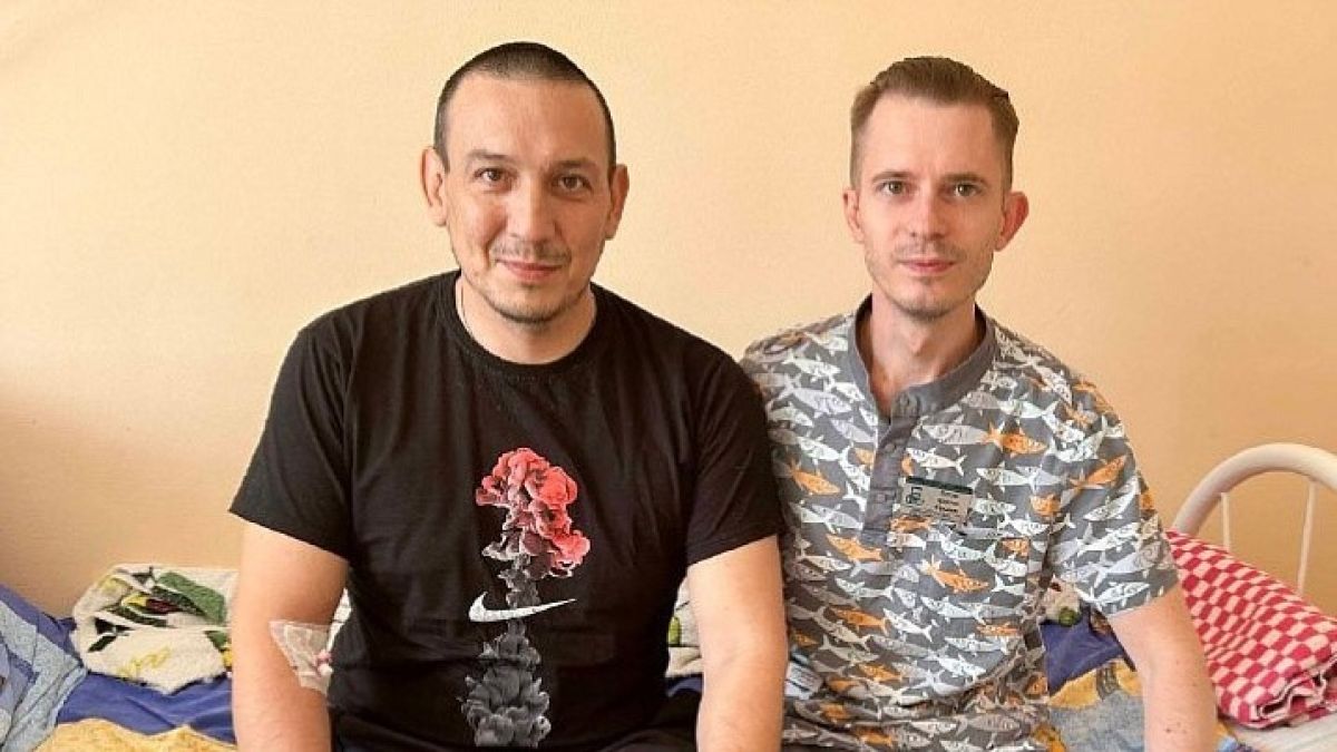 Пациент Петруха уже начинает ходить