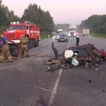 Иномарку разорвало пополам в смертельном ДТП на новосибирской трассе