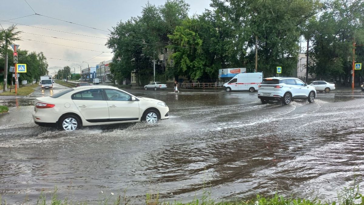 Дождь в Барнауле