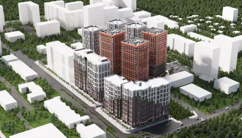 Экономика заставила проектировать московские человейники для Барнаула. Рендеры