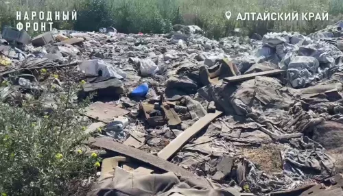 Подозрительную добычу песка и огромную свалку обнаружили под Барнаулом