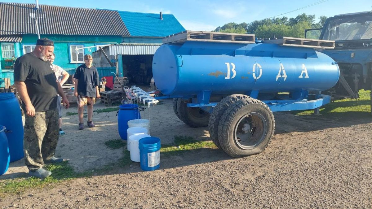 Подвоз воды в село Глушинка 