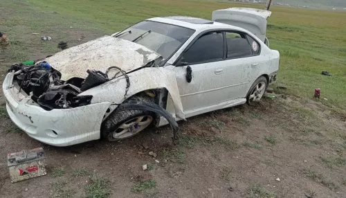 22-летний житель Республики Алтай слетел с дороги на Subaru и попал в больницу