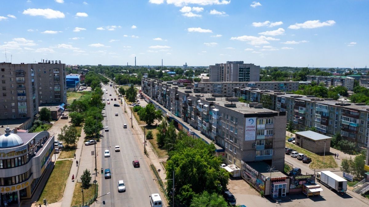 Вид на Рубцовск