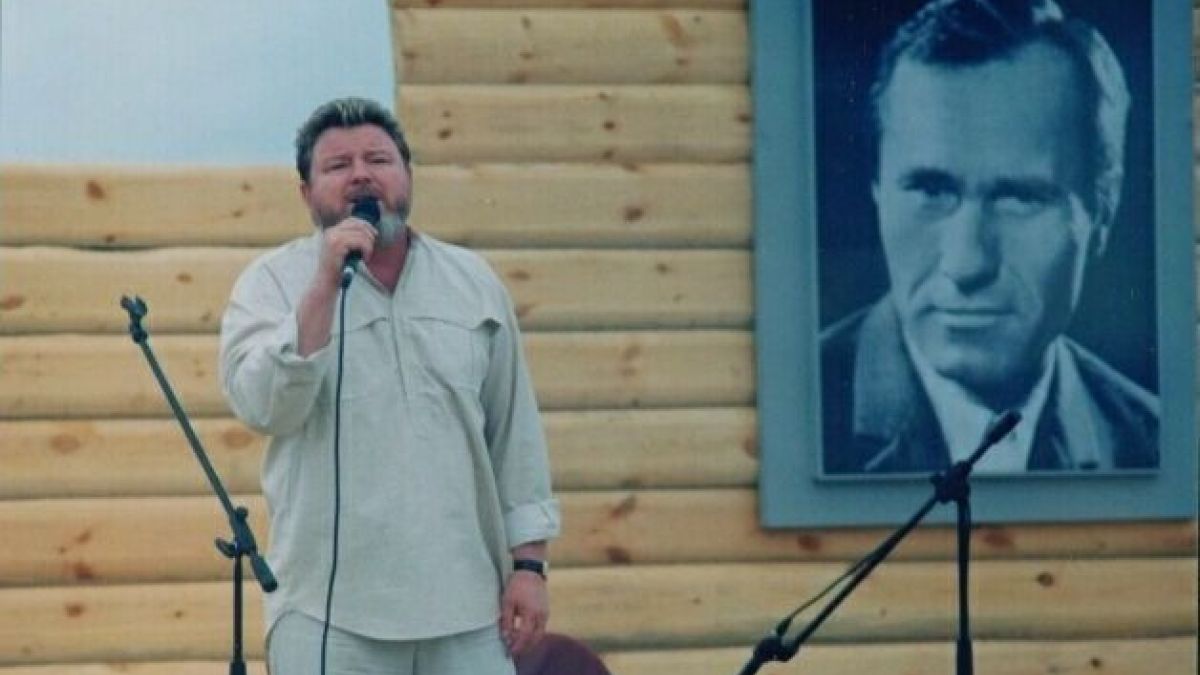 Михаил Евдокимов на сцене Шукшинского фестиваля