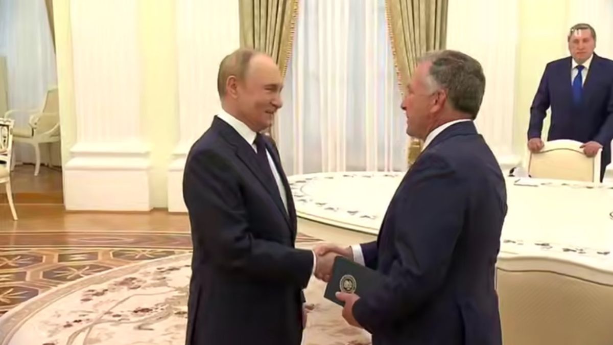 Владимир Путин и Стивен Уиткофф