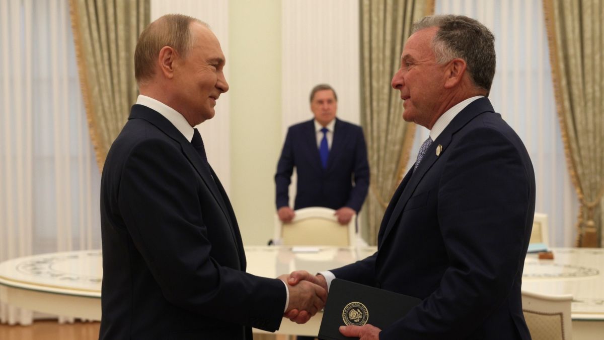 Владимир Путин и Стивен Уиткофф