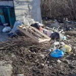 Стихийная свалка образовалась в одном из поселков Барнаула