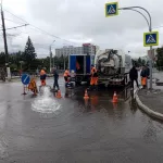 Из-за коммунального ЧП в центре Барнаула перекрыли часть пр. Строителей
