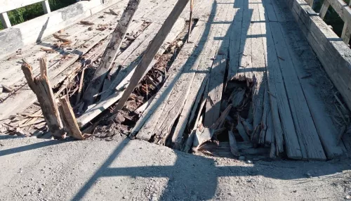 На дороге в Усть-Коксинском районе Республики Алтай ограничили движение
