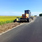 Ключевую трассу приводят в порядок на границе с Казахстаном в Алтайском крае