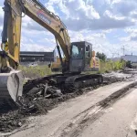 В Барнауле стартовали работы по ремонту участка на улице Чернышевского