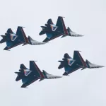 Легендарная пилотажная группа Русские Витязи пролетит над Барнаулом 28 августа