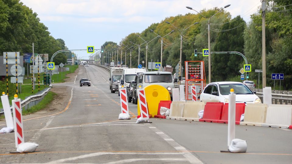 Ремонт путепровода на въезде в Барнаул со стороны Павловска