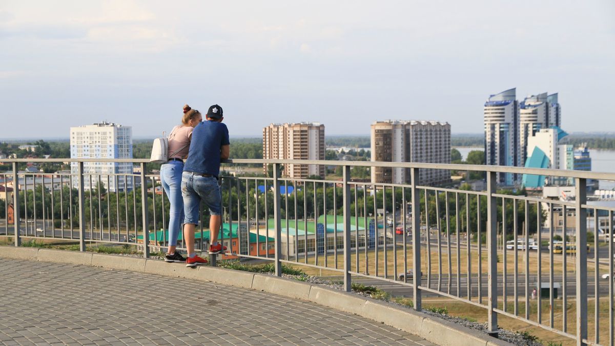 Виды Барнаула. Нагорный парк