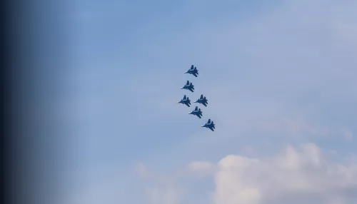 Русские Витязи поздравили барнаульцев с Днем города