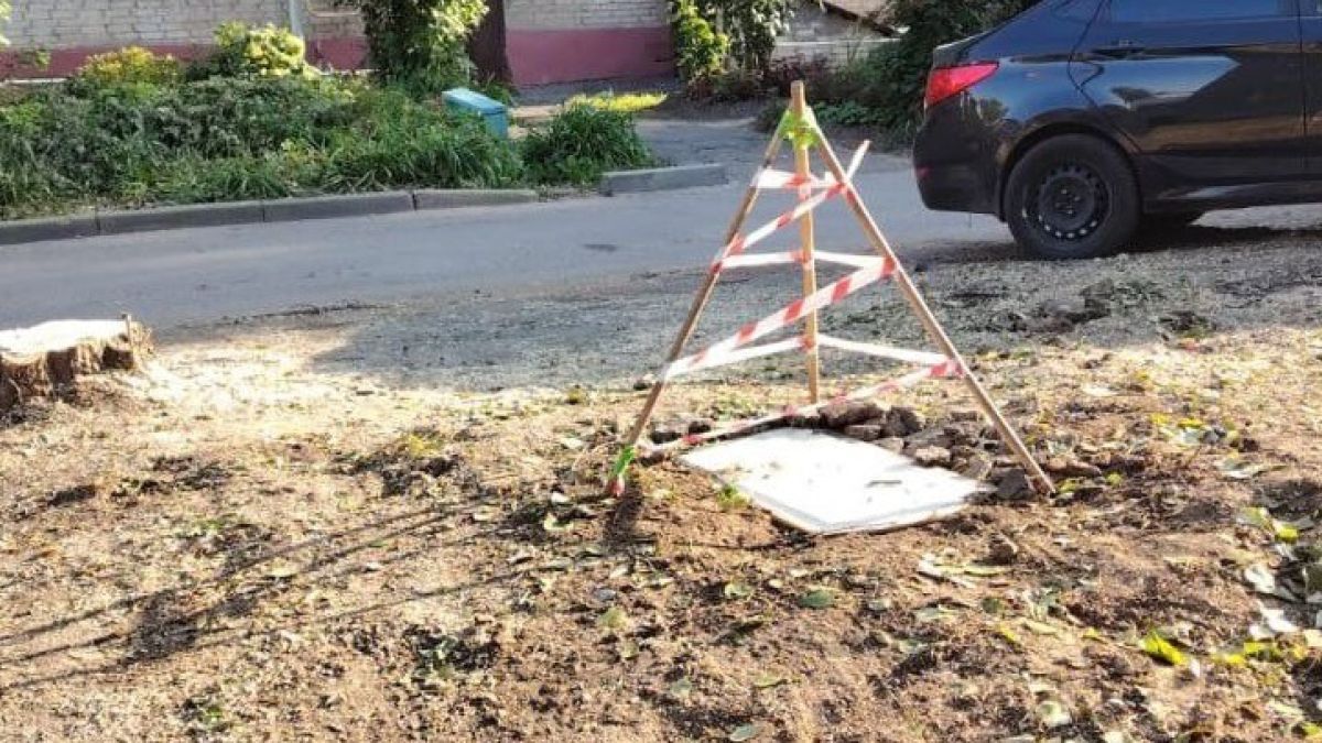 Яма в Барнауле