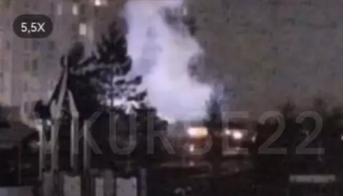 Барнаульцев испугал громкий взрыв в ночи. Видео инцидента