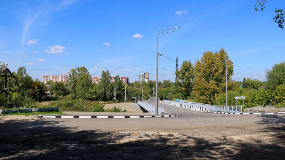Вид на новый мост со стороны проезда Канатного Вид на новый мост со стороны проезда Канатного