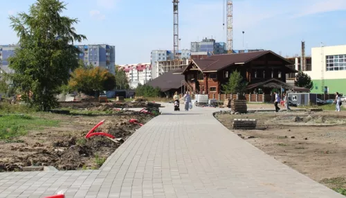 Общественные территории Барнаула продолжают преображаться. Фото