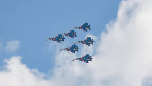 Возвращайтесь еще!: Русские Витязи покинули Барнаул. Кадры финального пролета