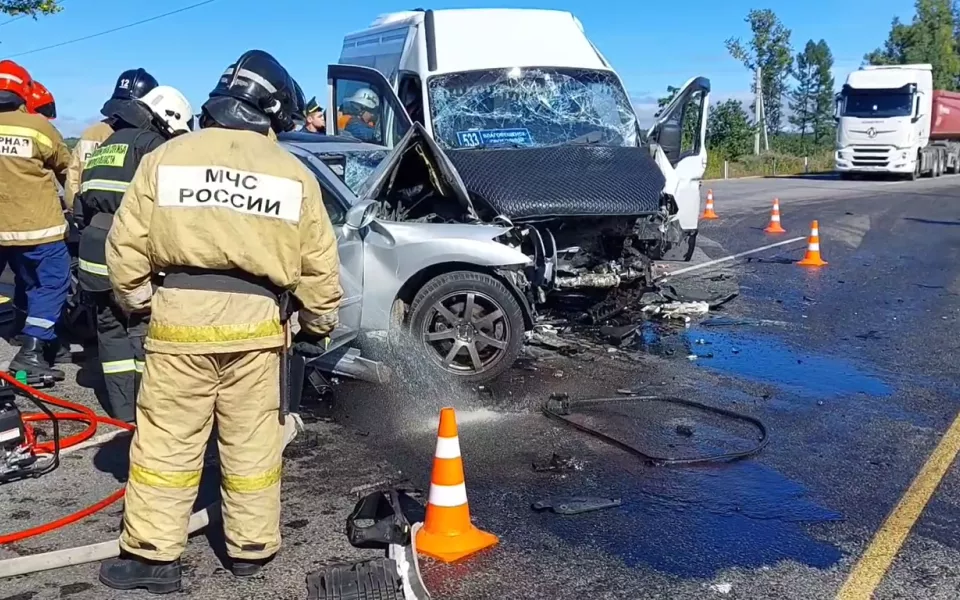 19 человек пострадали в ДТП с маршруткой в Амурской области