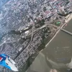 Русские Витязи показали Барнаул вверх ногами: кадры охватили весь город