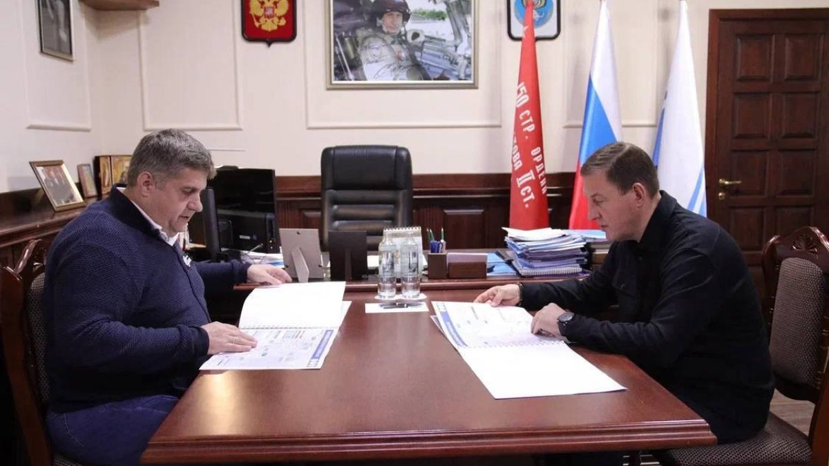 Андрей Турчак и Роман Новиков