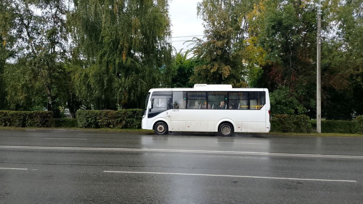 Новый автобус на улицах Горно-Алтайска