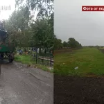 Кладбище в Камне-на-Оби очистили от мусора, но дорога по-прежнему разбита