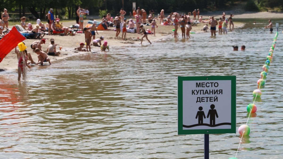 Озеро Пионерское на шоссе Ленточный бор