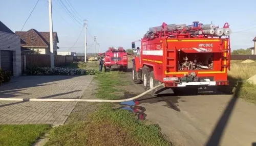В Яровом из-за утечки газа вспыхнул пожар в жилом доме