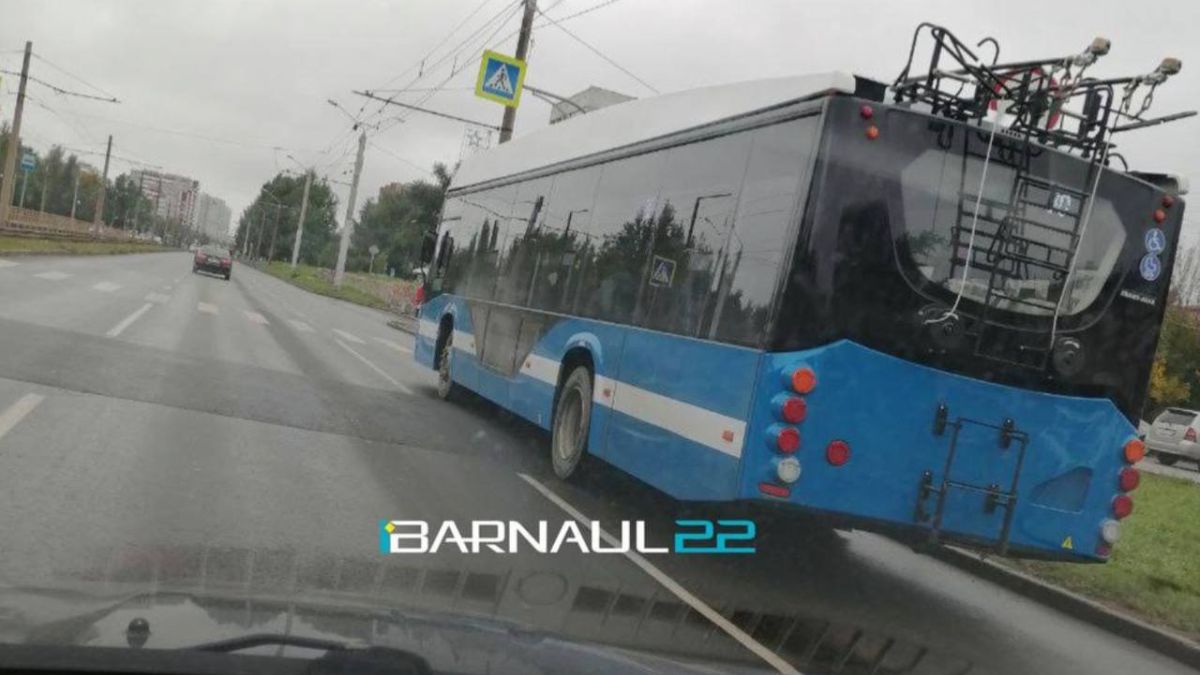 Новый троллейбус в Барнауле
