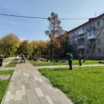 В барнаульском поселке Южном сносят опасные деревья