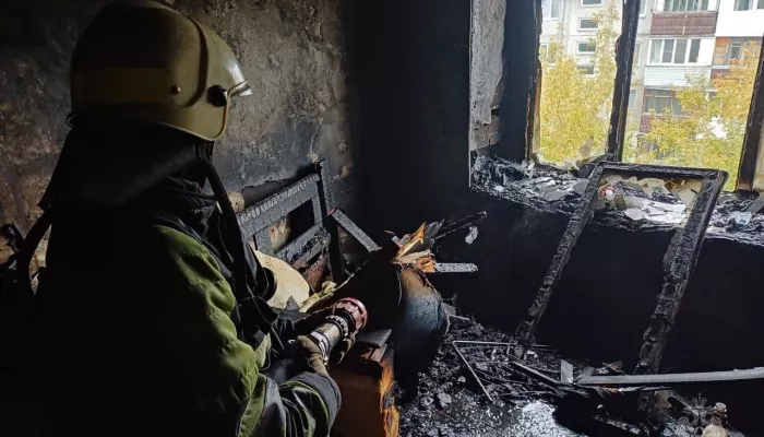 В барнаульской пятиэтажке произошел смертельный пожар