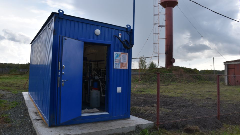 Блочно-модульная станция подготовки в поселке Березовский 
