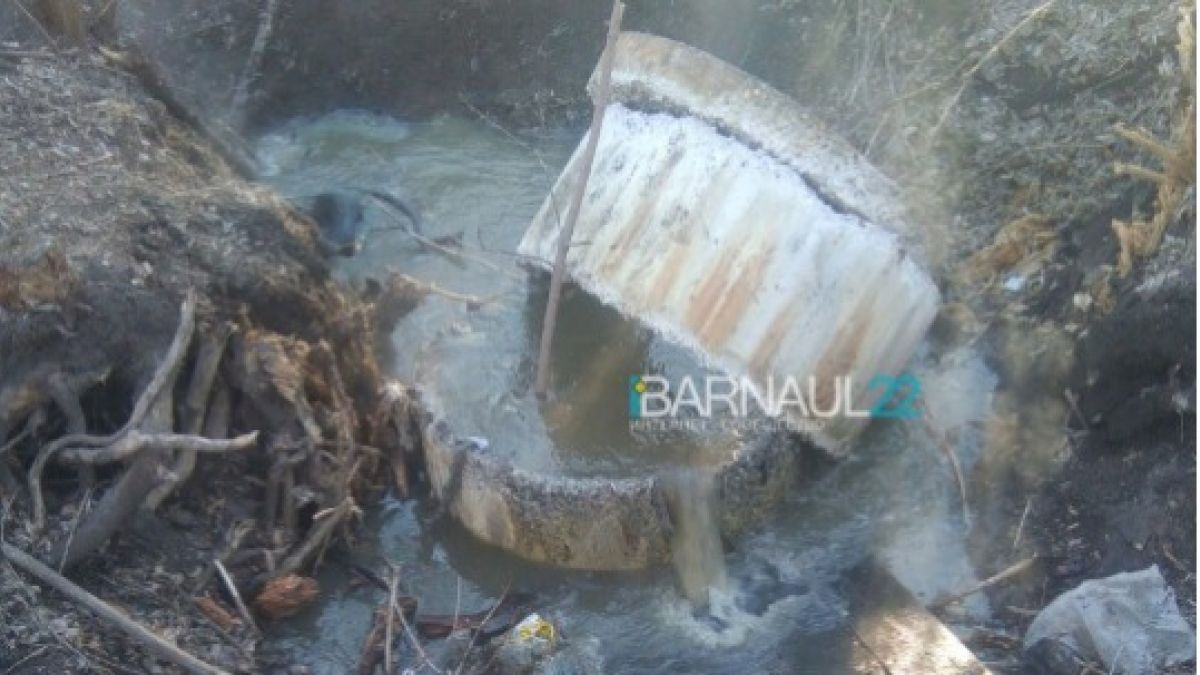 Серьезный порыв водопровода произошел в барнаульском парке "Юбилейный"