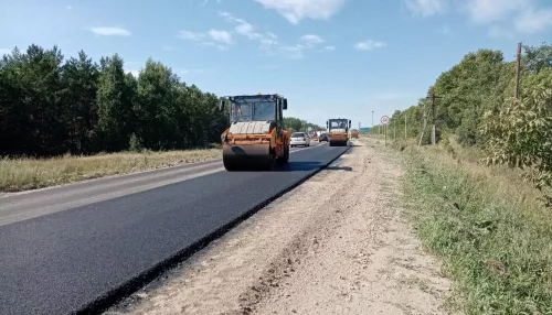 В Алтайском крае завершают ремонт трассы Алейск — Буканское