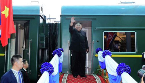 Бронепоезд с лидером КНДР Ким Чен Ыном выехал во Владивосток