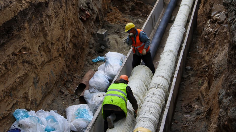 Устройство новой теплосети