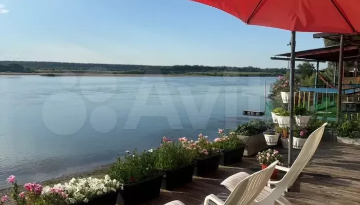 Дачу с личным пляжем и лодочной станцией продают в Бийске за 12 млн. Фото