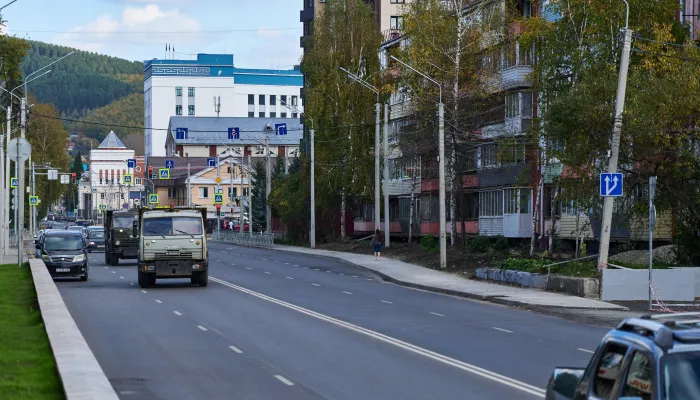 В Горно-Алтайске решили не менять дорожную разметку на улице Чорос-Гуркина
